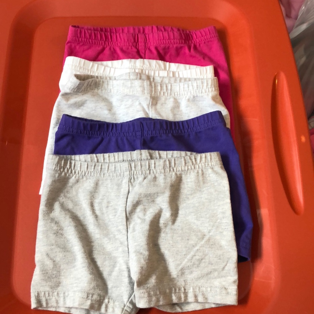 Biker shorts size 24months 5 colors